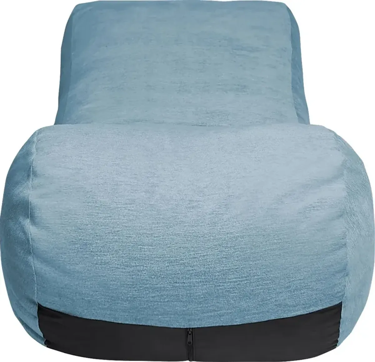 Kids Comfy Lush Blue Bean Bag Chair