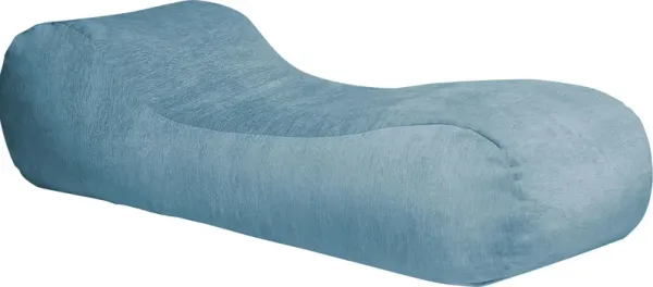 Kids Comfy Lush Blue Bean Bag Chair