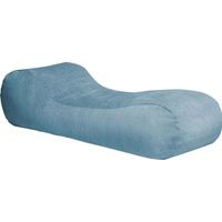Kids Comfy Lush Blue Bean Bag Chair