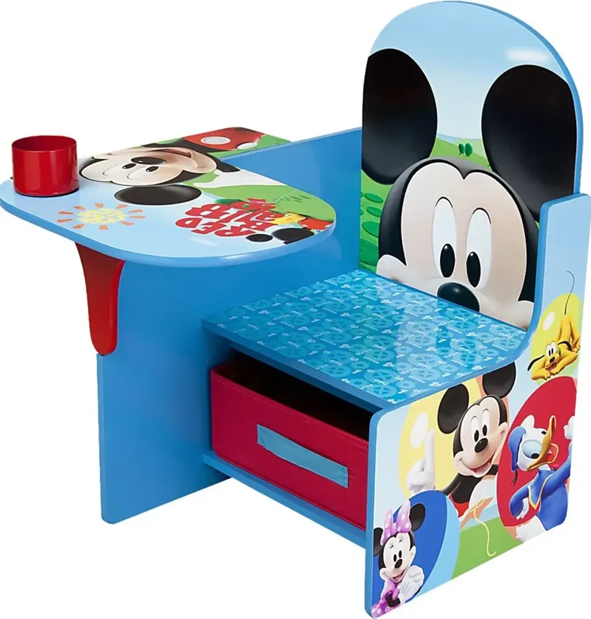 Kids Disney Mickey Mouse Blue Chair Desk