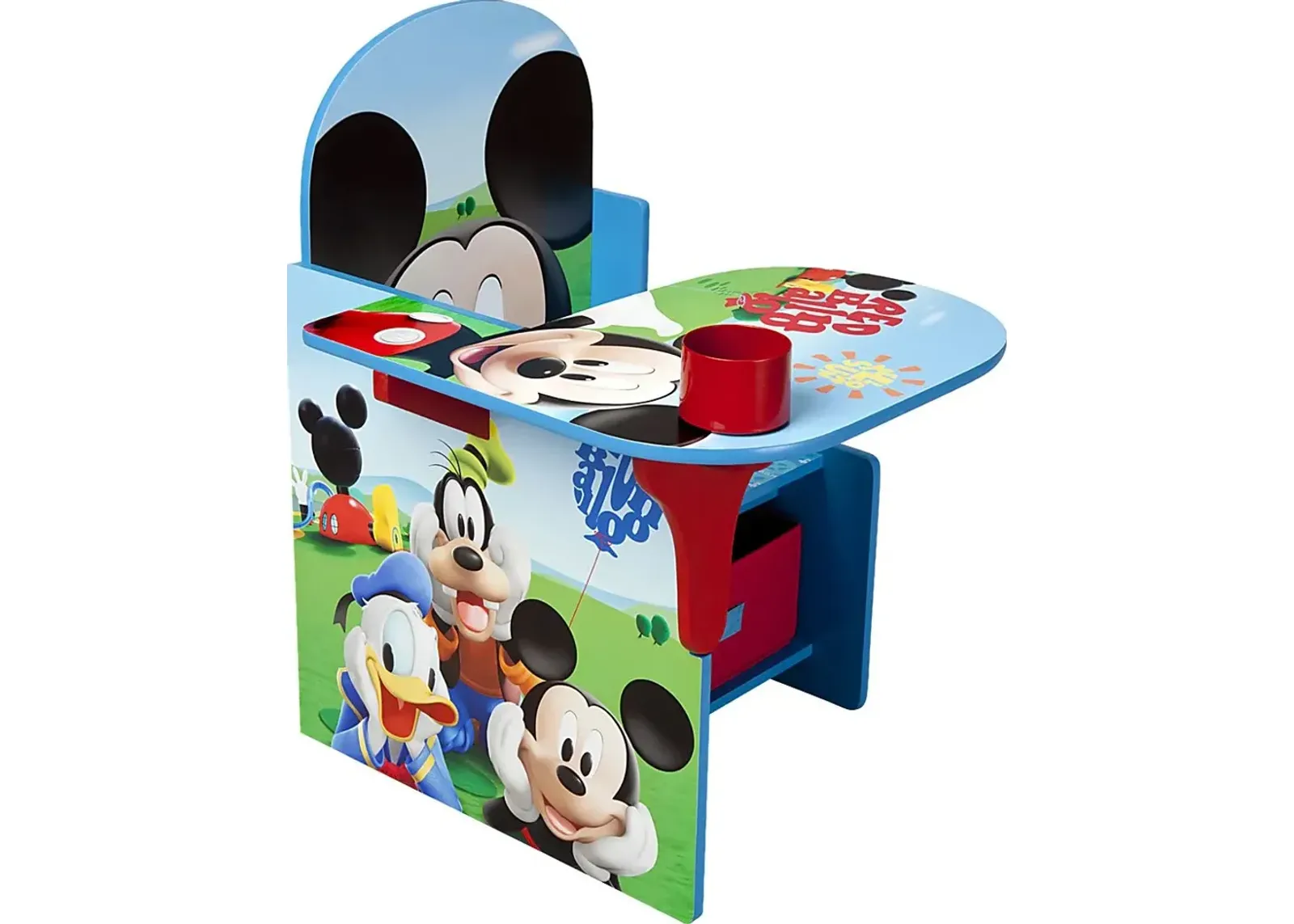 Kids Disney Mickey Mouse Blue Chair Desk