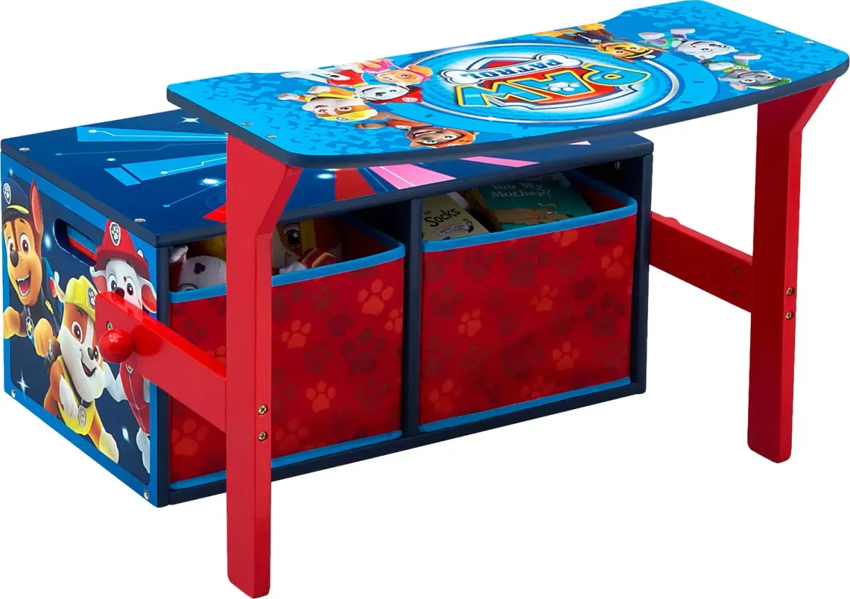 Kids Paw Patrol Blue Convertible Bench