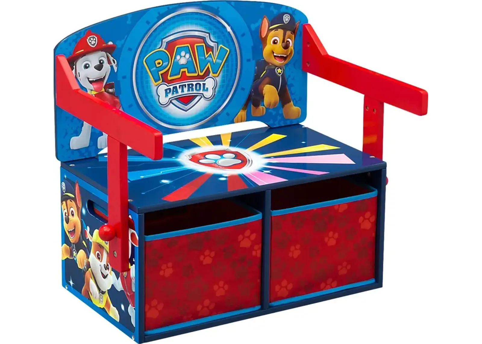 Kids Paw Patrol Blue Convertible Bench