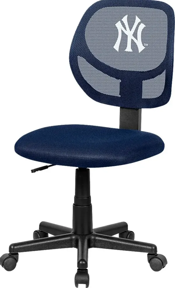 New York Yankees Navy Desk Chair