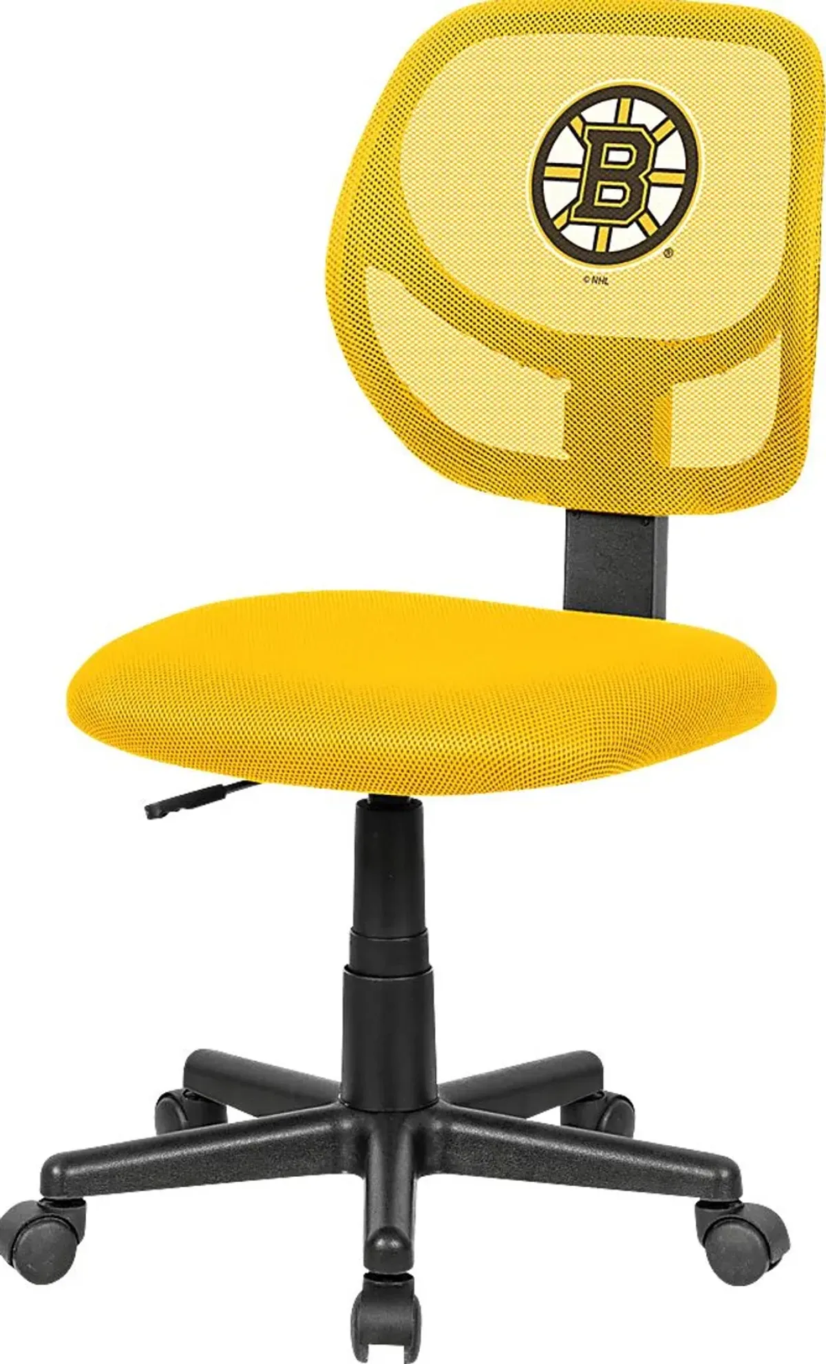 Ball Hacker NHL Boston Bruins Yellow Desk Chair