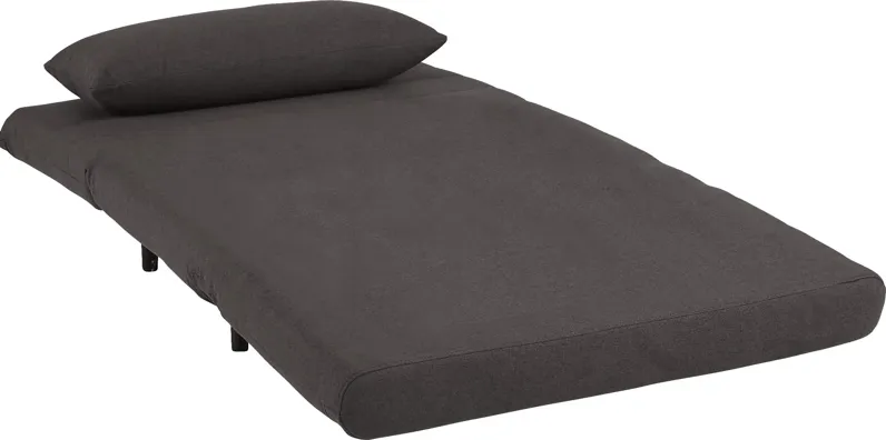 Kids Baris Charcoal Sleeper Chair