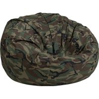 Kids Forest Isle Dark Brown Large Bean Bag Chair