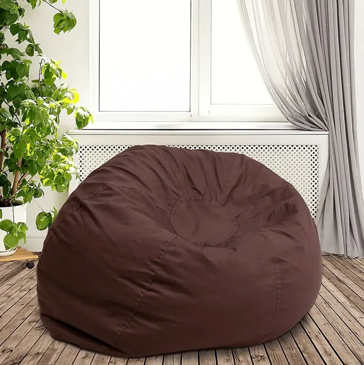 Kids Cucullu Brown Large Bean Bag Chair