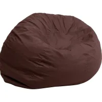 Kids Cucullu Brown Large Bean Bag Chair