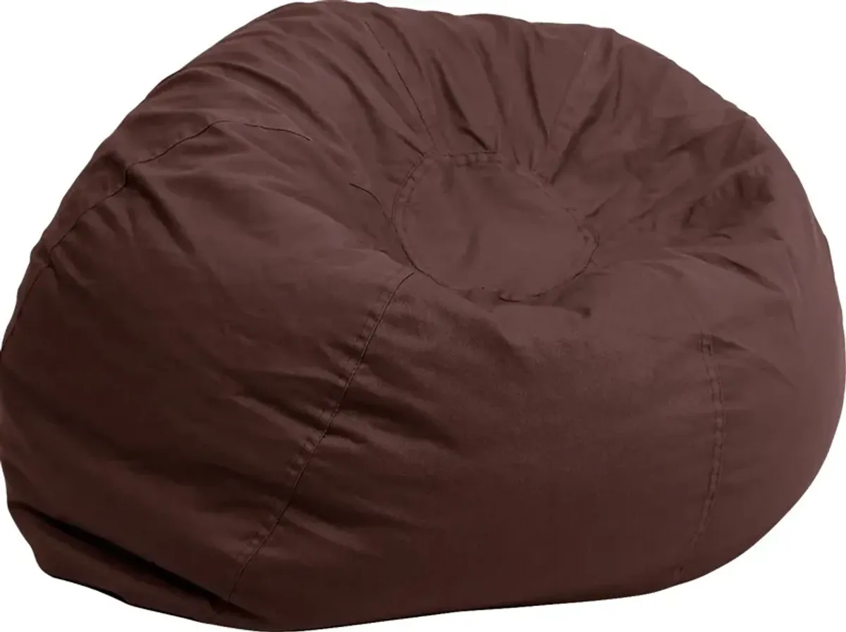 Kids Cucullu Brown Large Bean Bag Chair