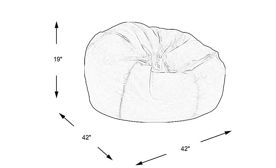 Kids Cucullu Pink Large Bean Bag Chair