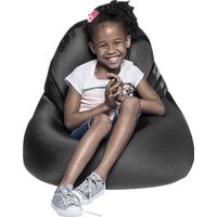 Kids Cloud Nest Small Black Bean Bag Ch