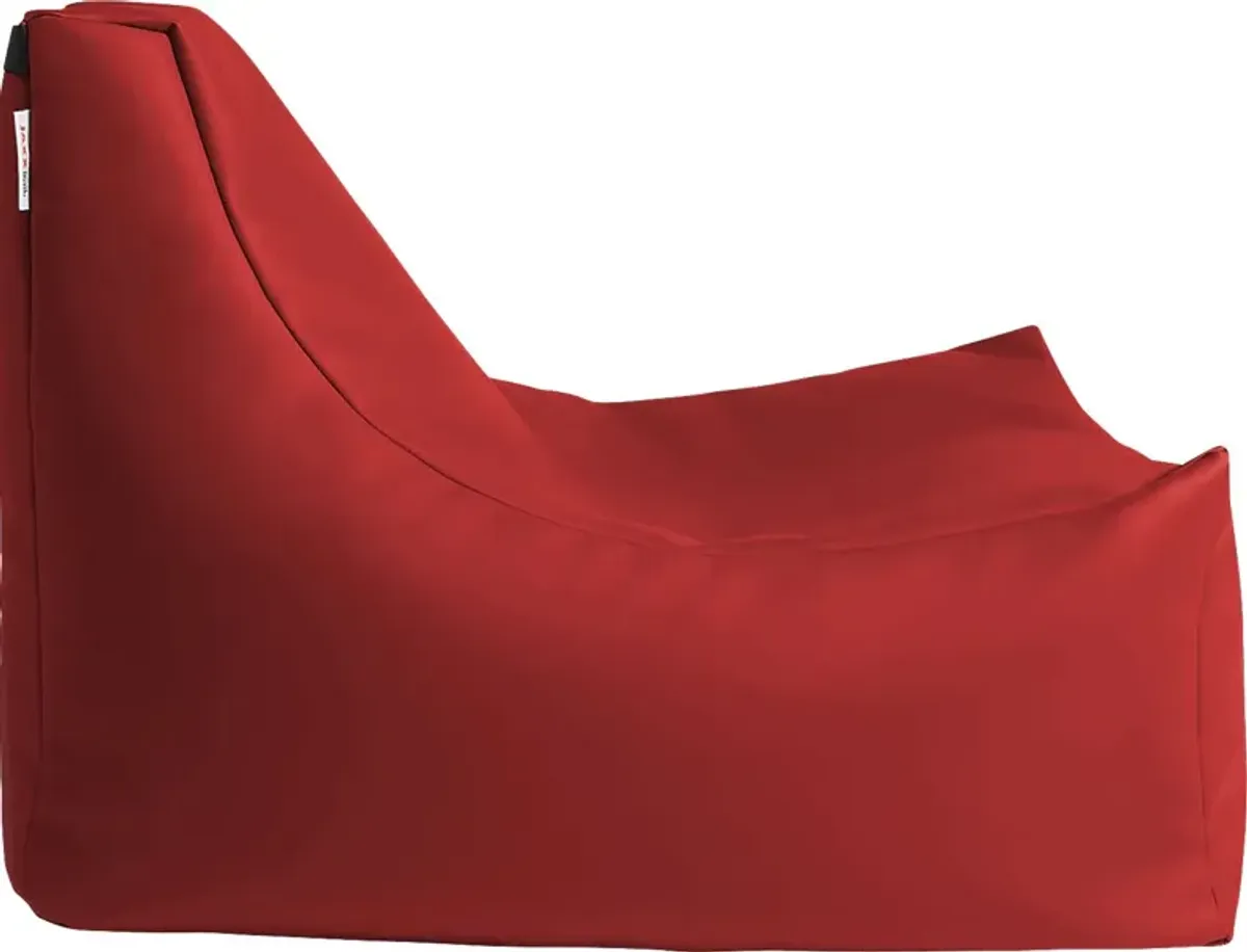 Kids Wilfy Red Small Bean Bag Chair