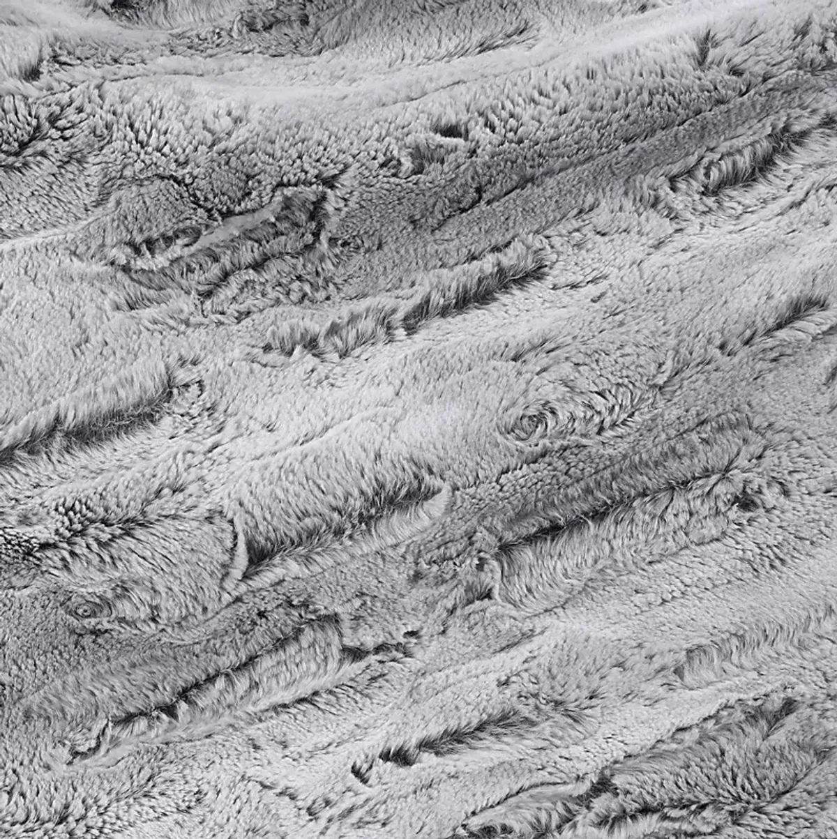 Kids Winter Dream Silver Large Faux Fur Bean Bag