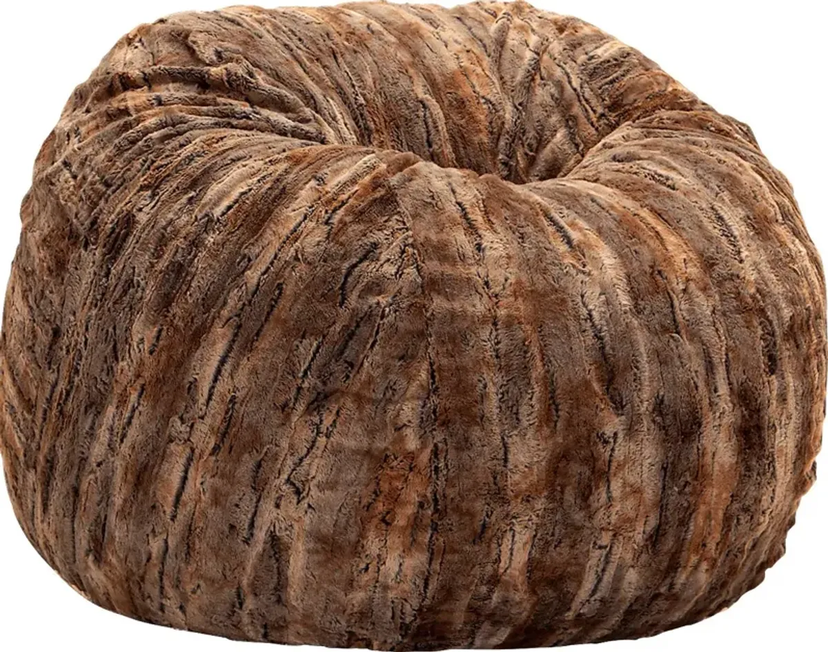 Kids Winter Dream Ginger Faux Fur Bean Bag