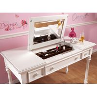 Disney Princess Fairytale White Vanity Desk with Hutch