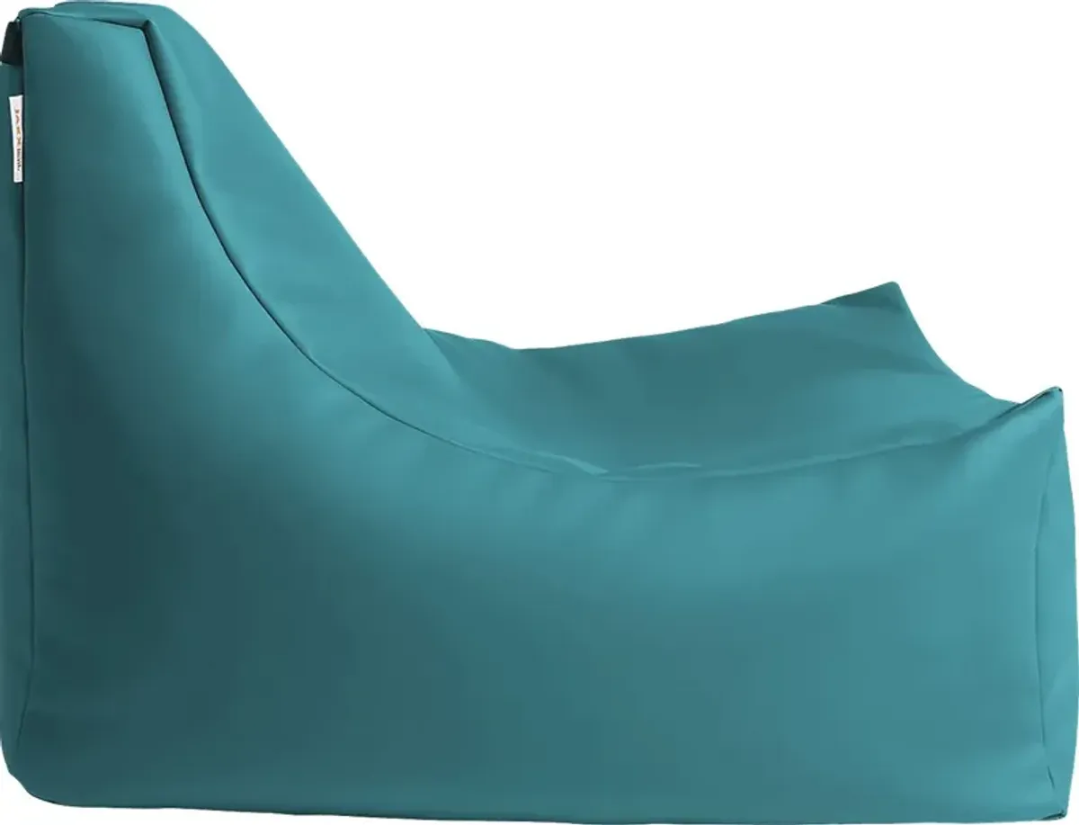 Kids Wilfy Turquoise Small Bean Bag Chair