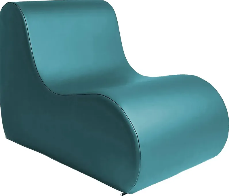 Kids Tamiko Turquoise Large Chair
