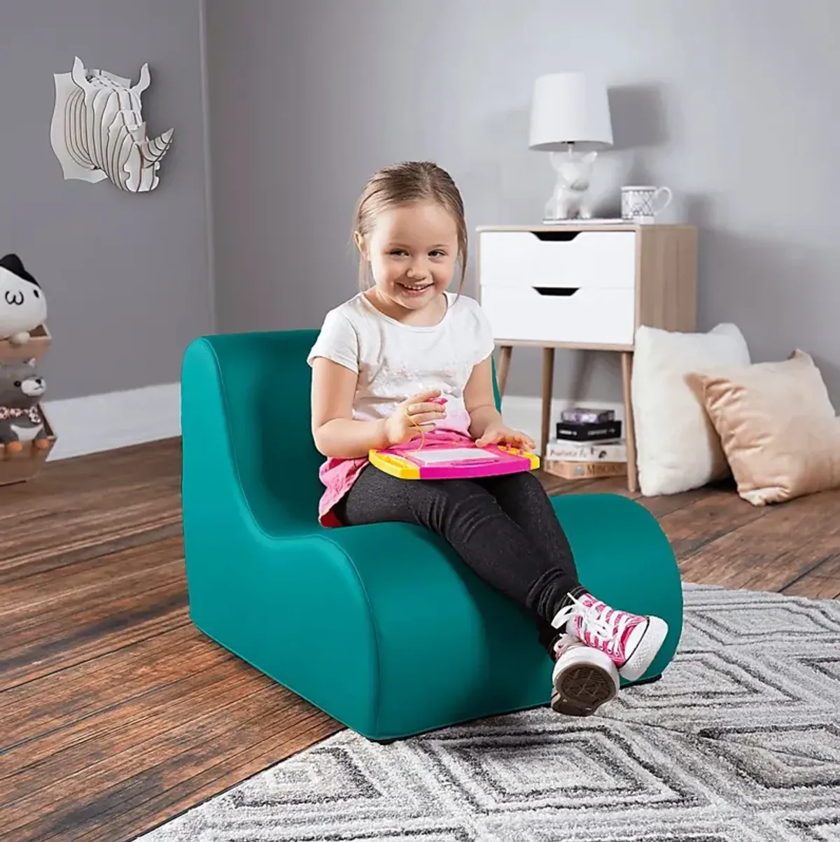 Kids Nariko Turquoise Small Chair