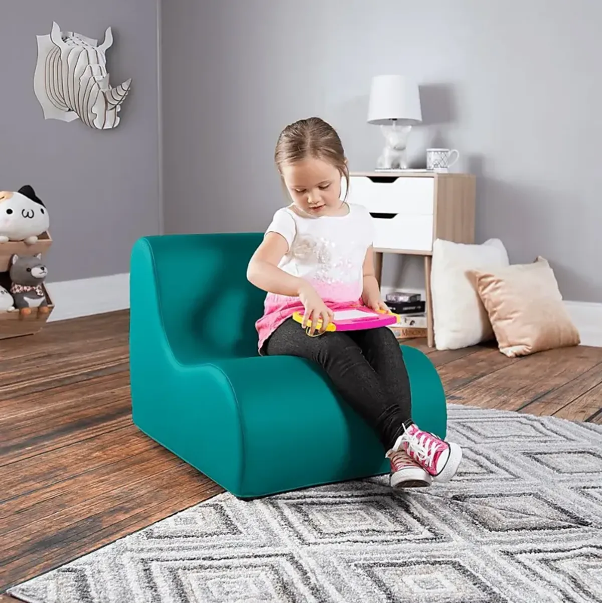 Kids Nariko Turquoise Small Chair