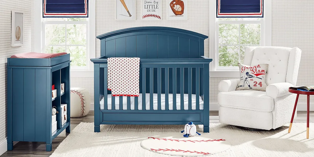 Kids Cottage Colors Navy 2 Pc Nursery