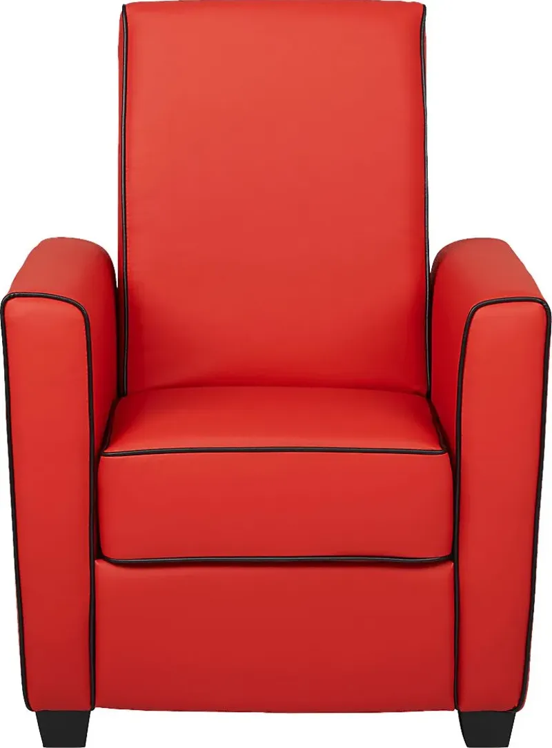 Kids Alvie Red Recliner