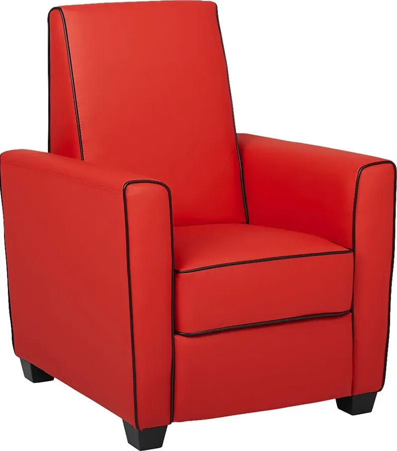 Kids Alvie Red Recliner