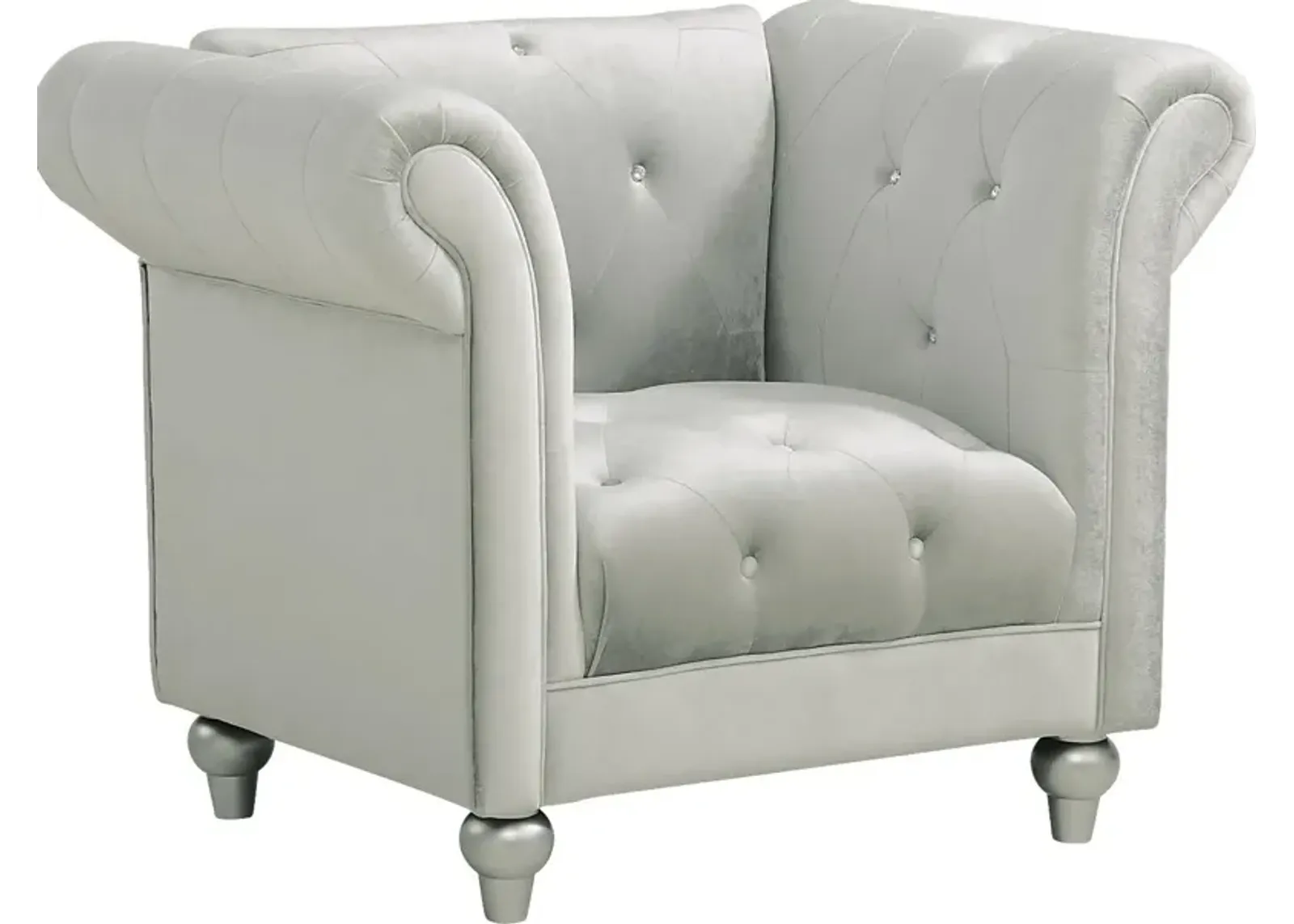 Julietta Silver Jewel Chair