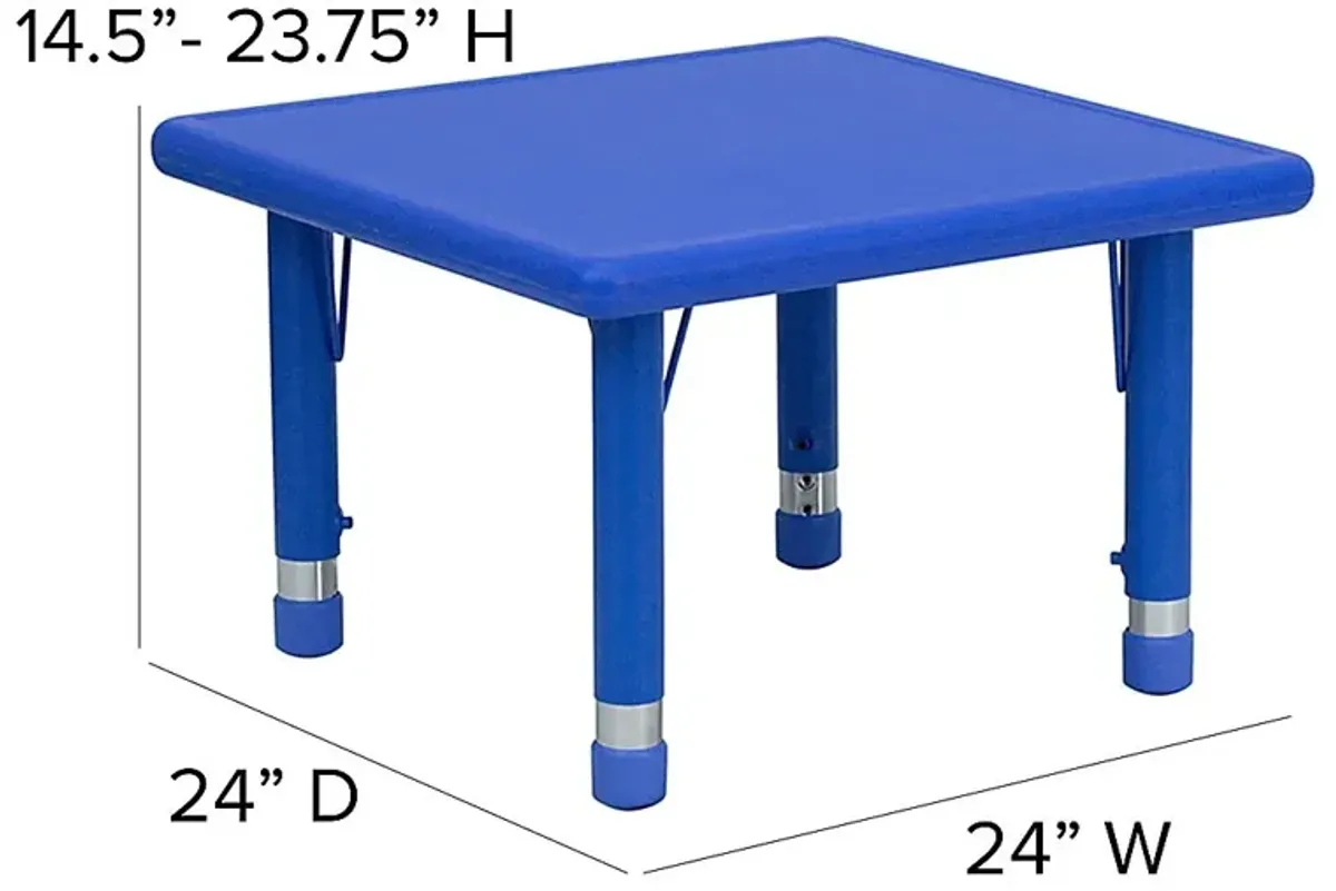 Kids Crayo Blue 5 Pc Toddler Table Set