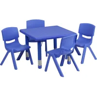 Kids Crayo Blue 5 Pc Toddler Table Set