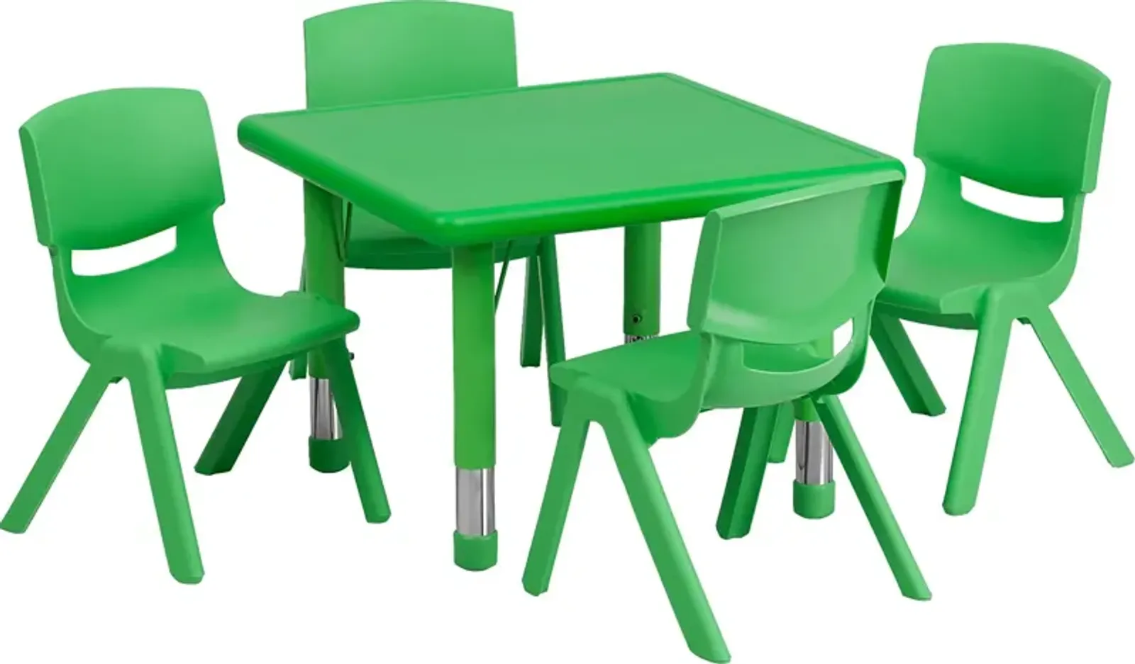 Kids Crayo Green 5 Pc Toddler Table Set