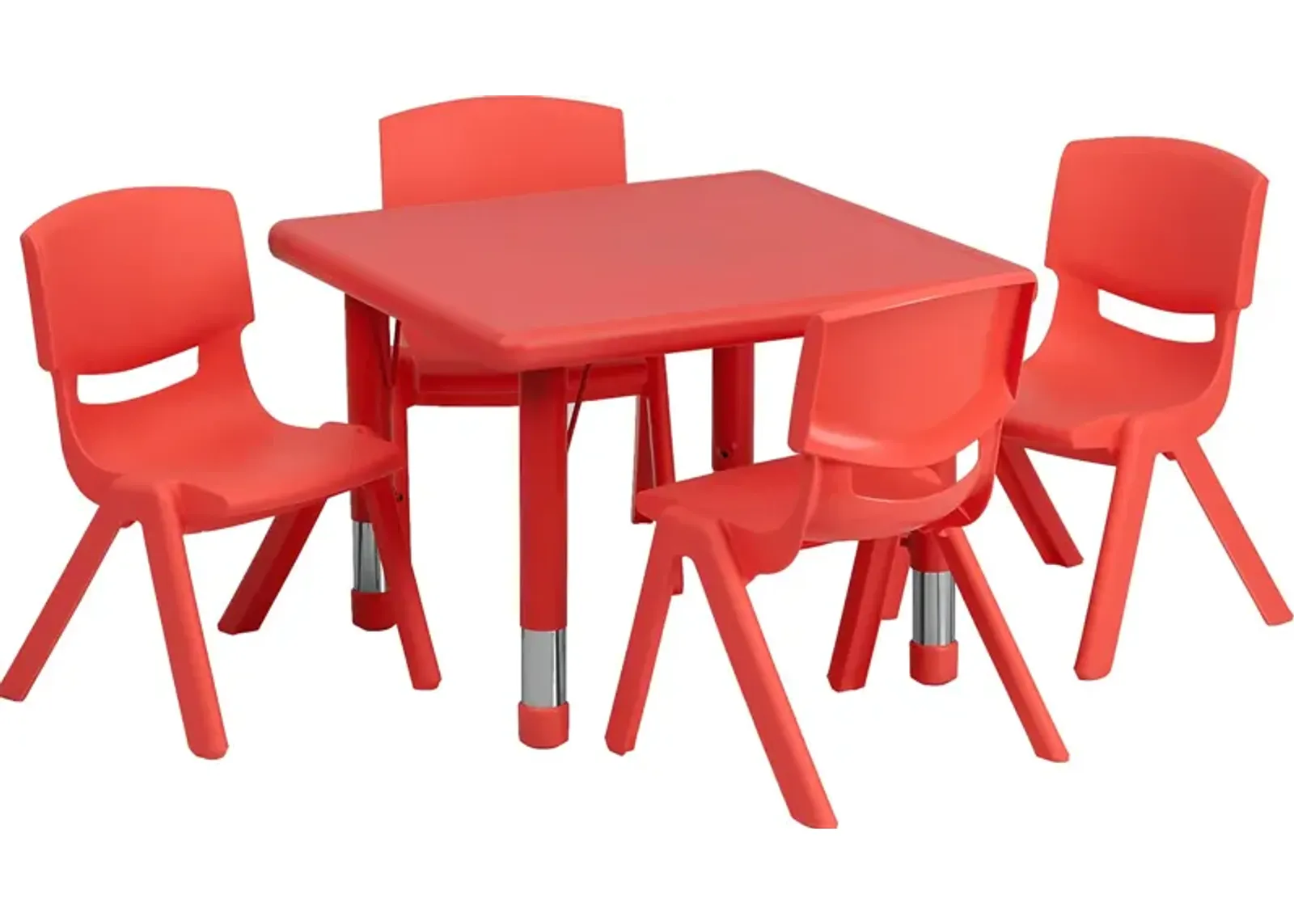 Kids Crayo Red 5 Pc Toddler Table Set