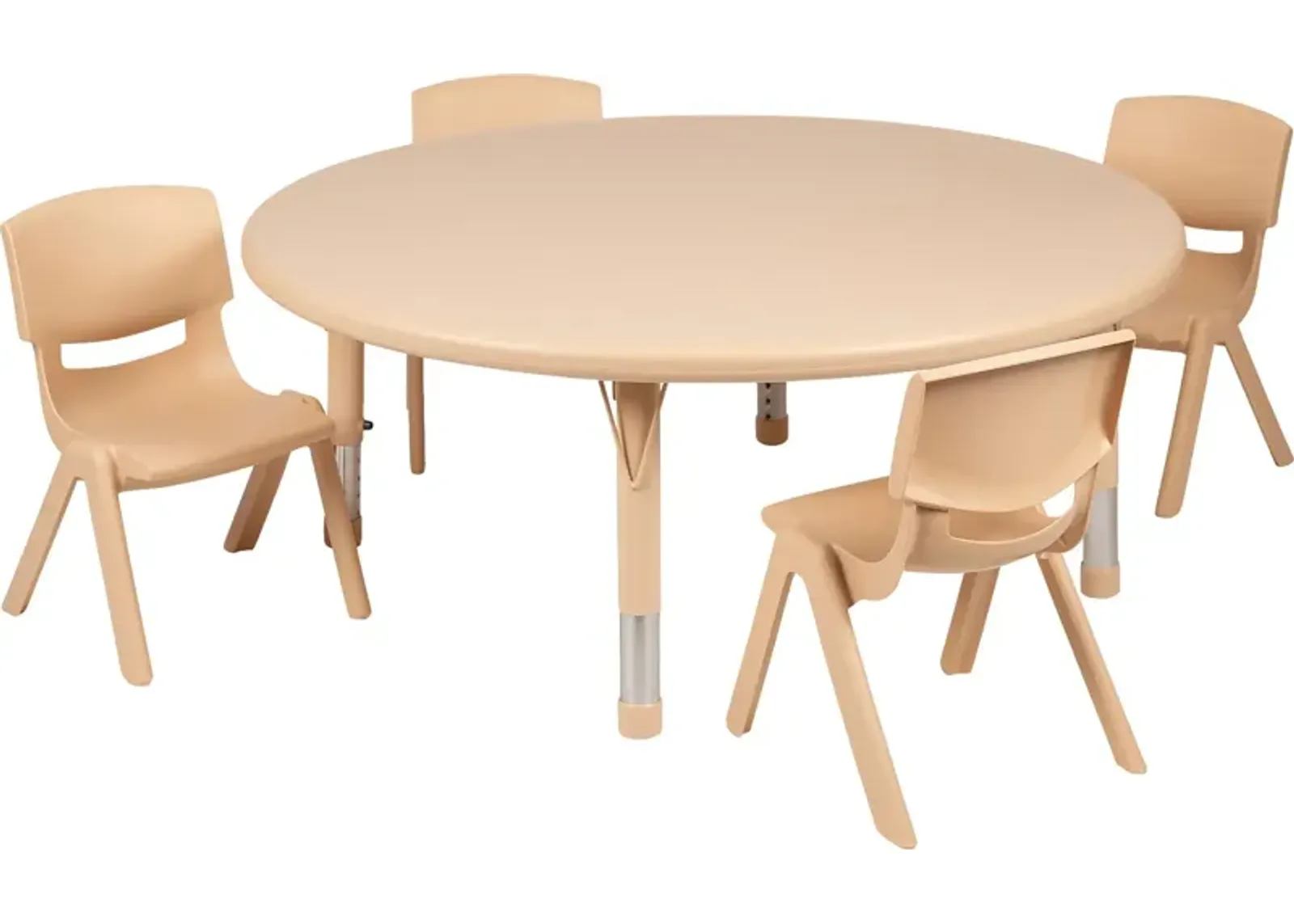 Kids Lugi Natural 5 Pc Toddler Table Set