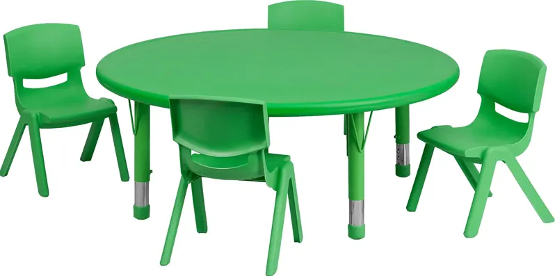 Kids Lugi Green Toddler Table Set
