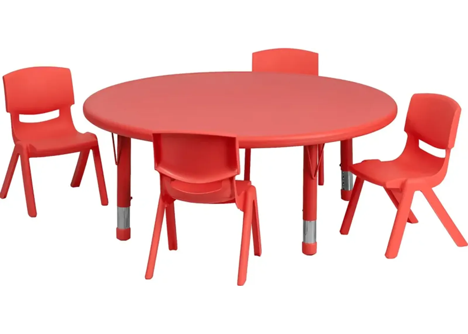 Kids Lugi Red 5 Pc Toddler Table Set