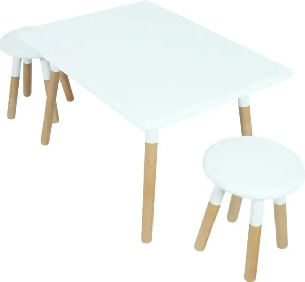 Kids Despina White Table Set