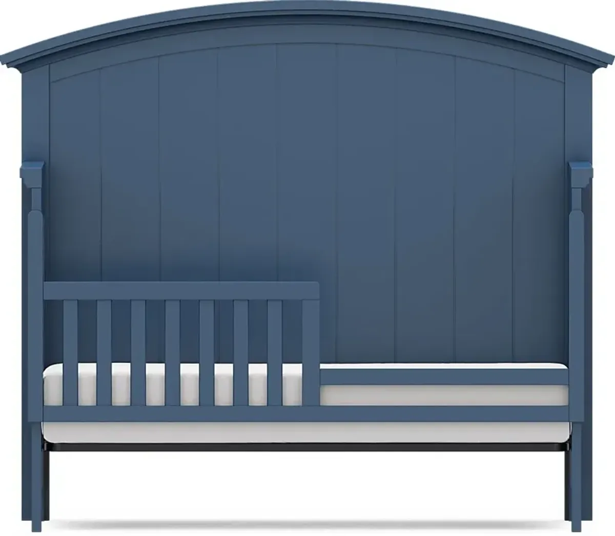 Kids Cottage Colors Navy 3 Pc Nursery with Toddler Rail