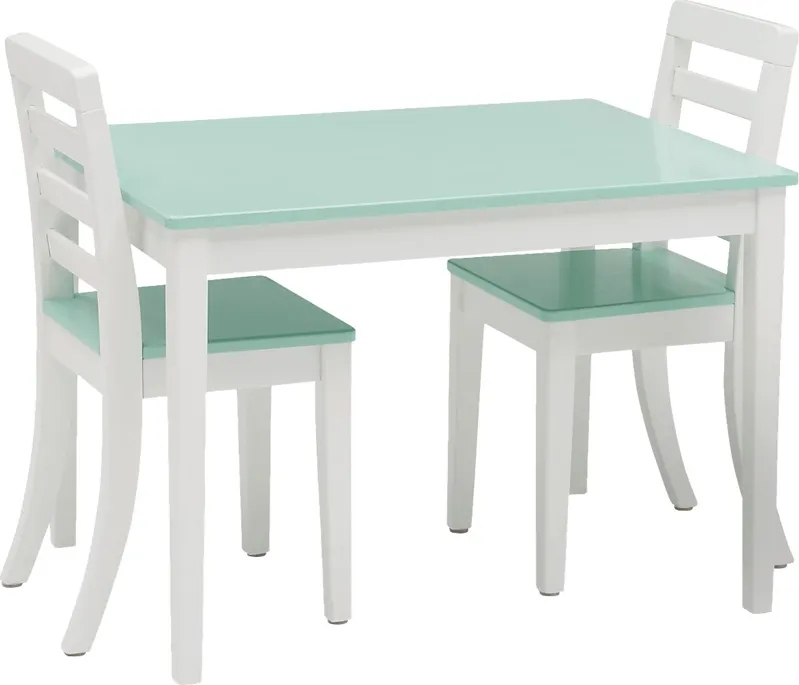 Kids Homeroom Fun Aqua 3 Pc Table Set