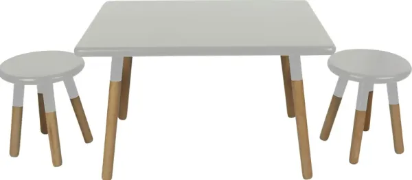 Kids Despina Gray Table Set
