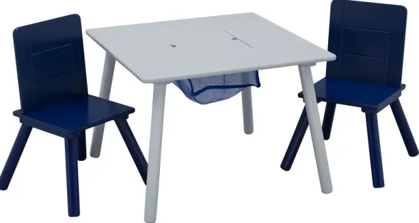 Kids Coloring Time Gray Table Set