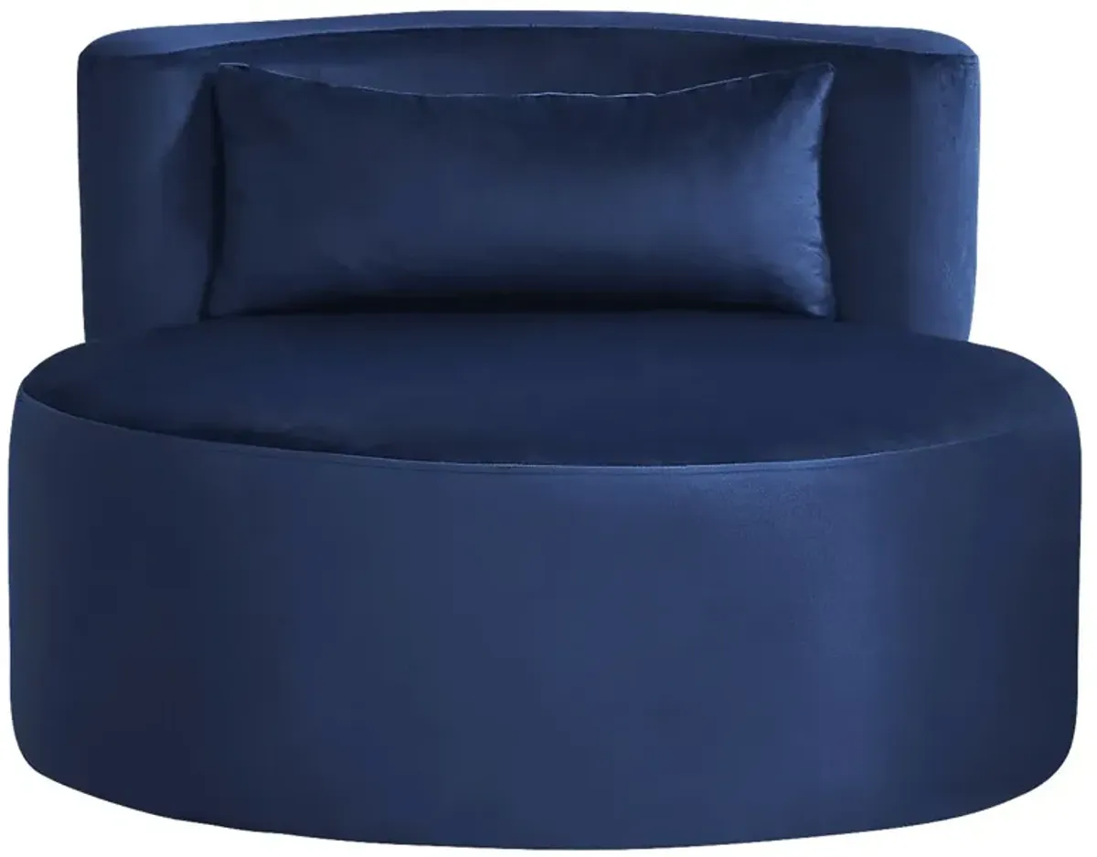 Kids Valencia II Blue Swivel Chair