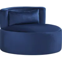 Kids Valencia II Blue Swivel Chair