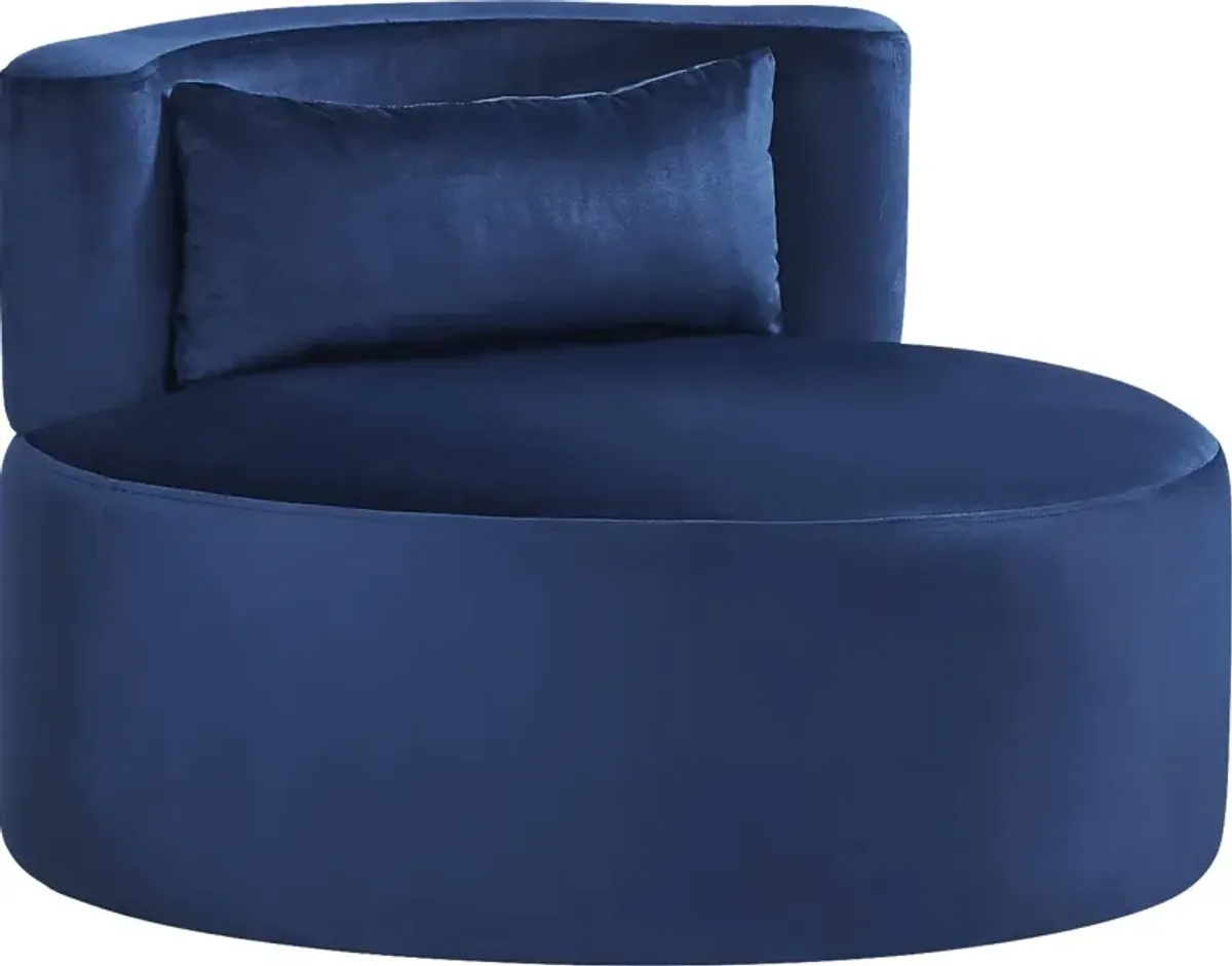 Kids Valencia II Blue Swivel Chair