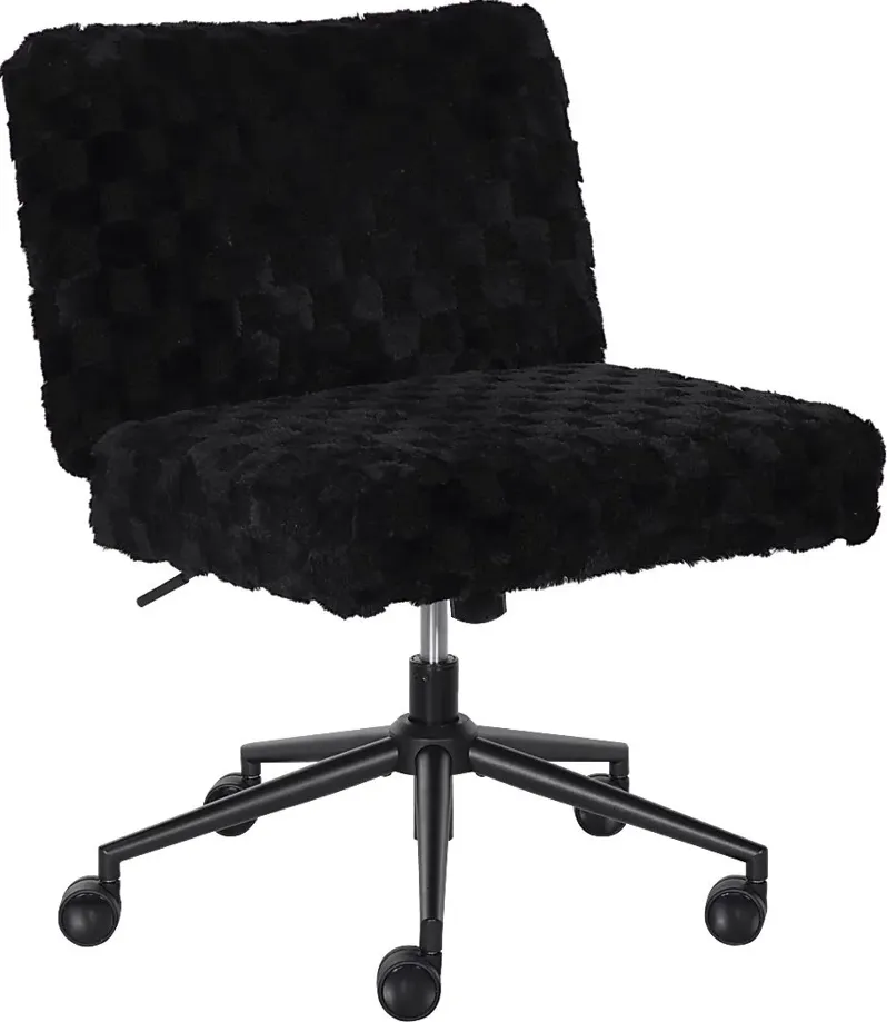 Kids Crisscross Black Desk Chair
