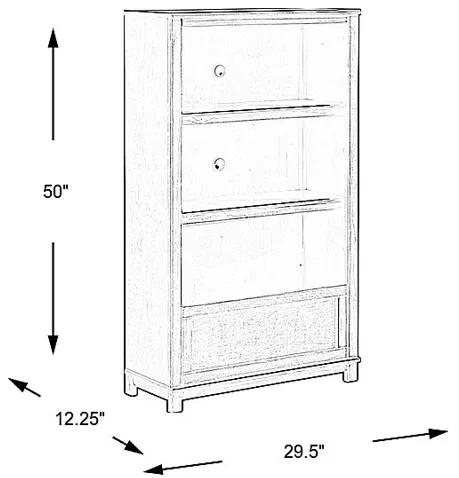 Kids Jo Jo Chocolate Bookcase