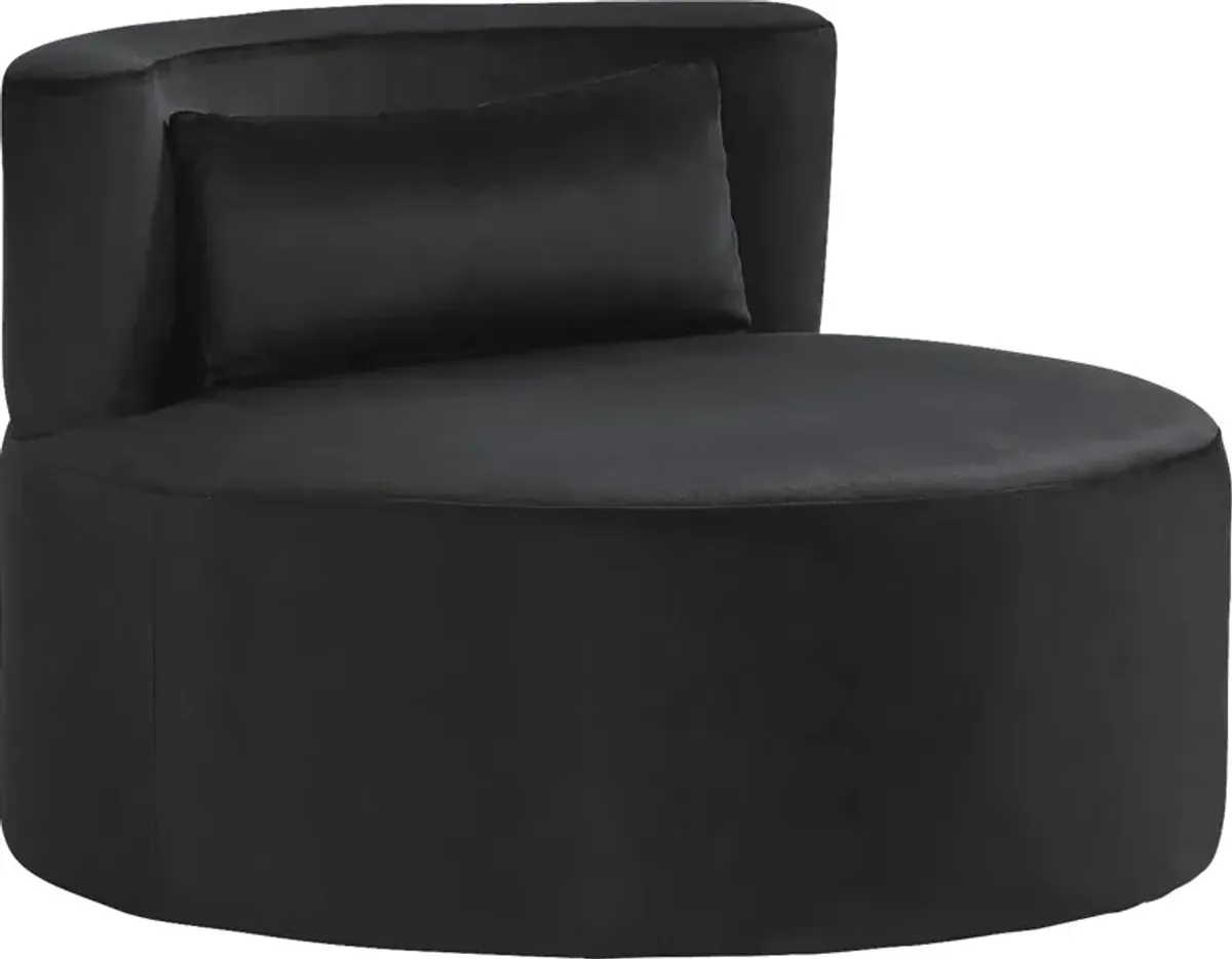 Kids Valencia II Black Swivel Chair