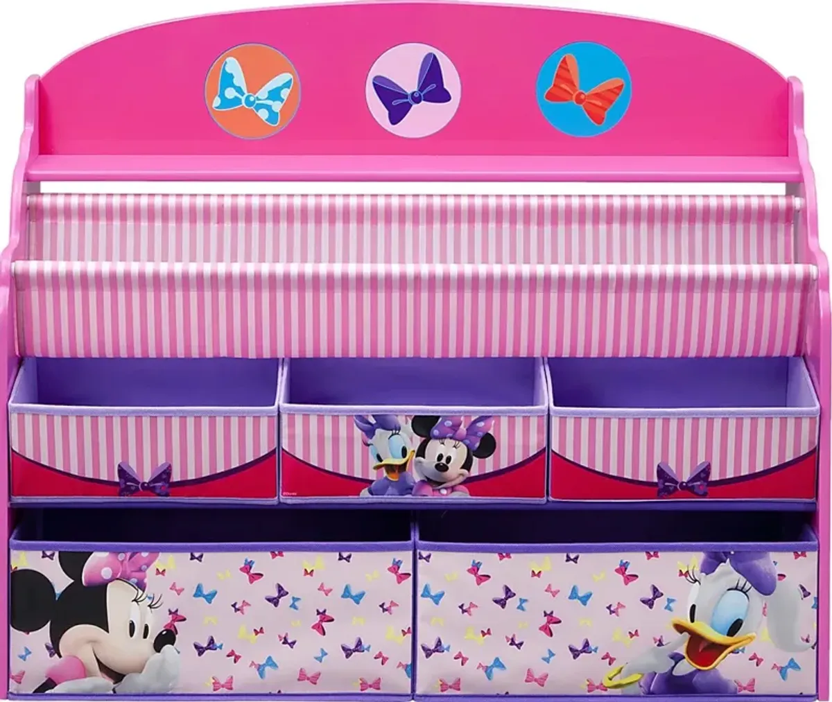 Kids Disney Minnie Mouse Pink Bookcase