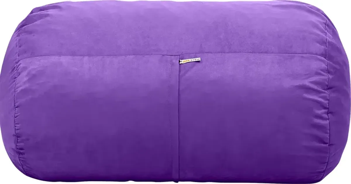 Kids Bexley Purple Bean Bag Chair