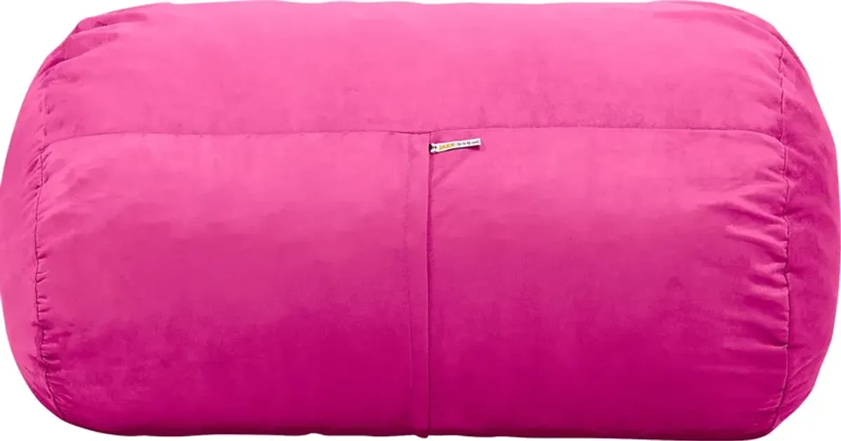 Kids Bexley Fuchsia Bean Bag Chair