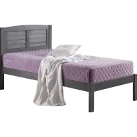 Kids Cicotte Gray Twin Bed